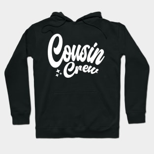 Cousin Matching Family Holiday Typography Hoodie